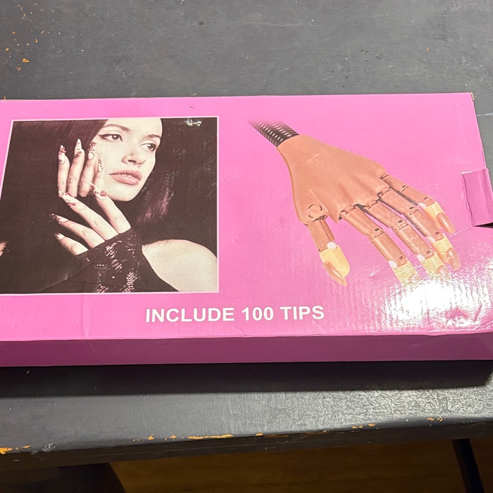 Nail Practice Hand + Supplies bundle